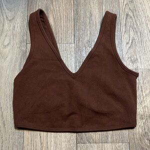 Gymshark Brown Rest Day Seamless Bralette